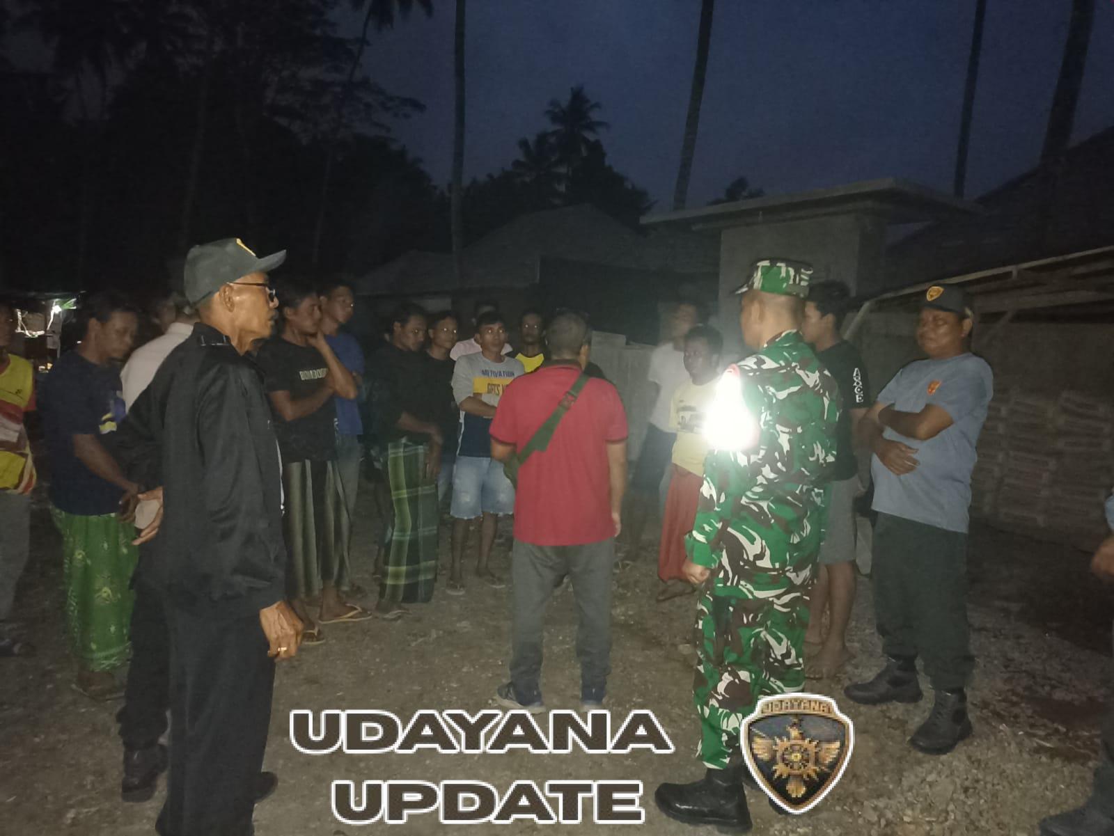 Jelang Tahun Baru 2026, Babinsa Pejeng Kelod Dukung Sidak Pendataan Penduduk Pendatang