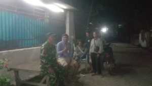 Patroli Malam Jelang Pergantian Tahun, Koramil 1607-06 Ajak Pemuda Rayakan Tahun Baru Tanpa Narkoba