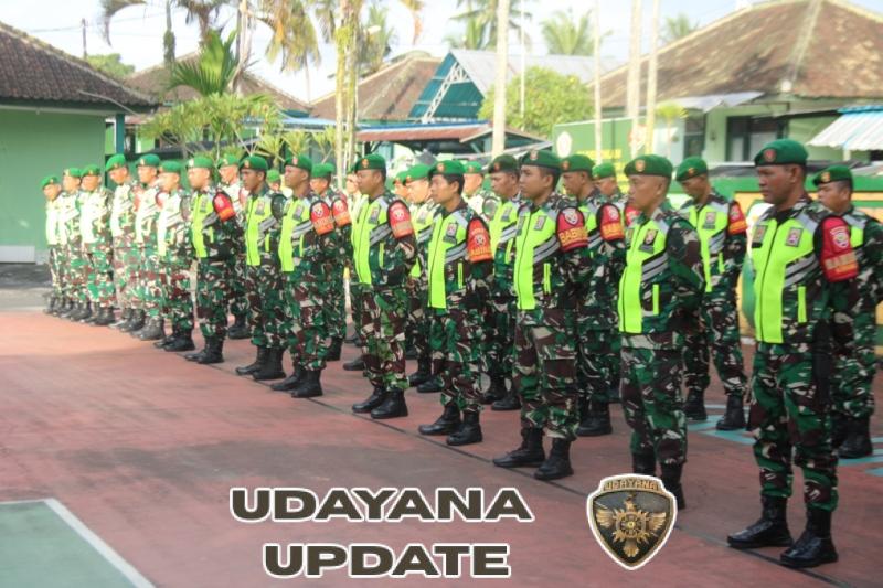 Dandim Klungkung Pimpin Apel Siaga Pengamanan Malam Tahun Baru