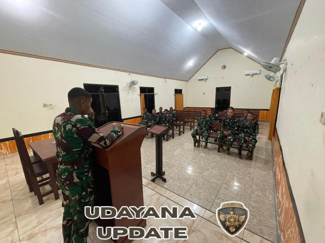 Menyambut Tahun Baru  2026 Yonif  900/SBW Adakan Doa Bersama