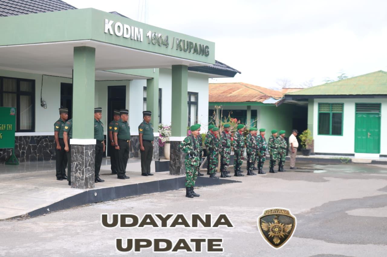 Kodim 1604/Kupang Gelar Upacara Mingguan Awal Desember 2025