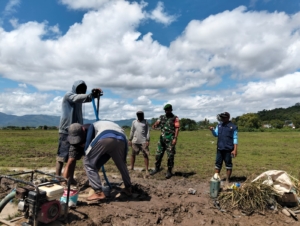 Koramil 1608-04/Woha Kawal Kegiatan Pemberdayaan Pertanian di Desa Belo dengan Aman dan Lancar