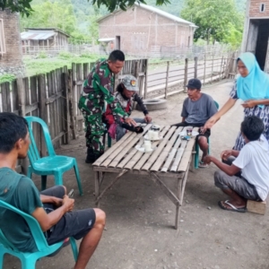 Komsos Koramil 1608-05/Donggo Berjalan Aman, Tertib, dan Lancar, Sinergi Babinsa dan Warga Terjaga