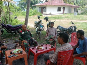 Kasdim 1622/Alor Tinjau Lokasi Pembangunan Koperasi di Moru