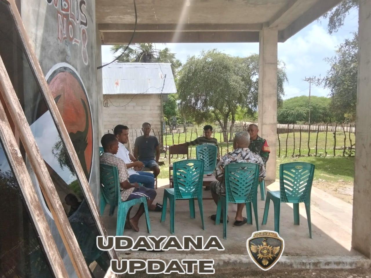 Babinsa dan Pemerintah Desa Fatelilo Tinjau Lahan Hibah untuk Pembangunan Koperasi Merah Putih