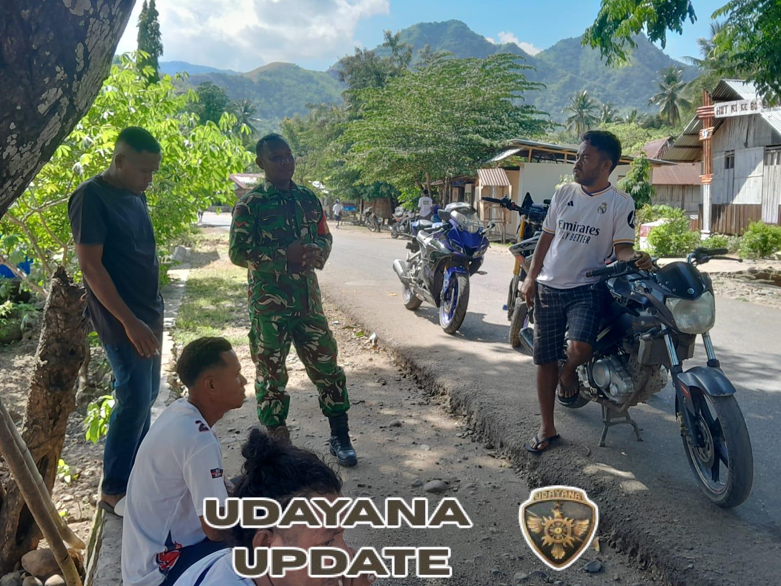 Babinsa Maurole Gelar Pamwil dan Komsos, Warga Rangalaka Sambut Antusias