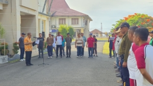 Kodim 1602/Ende Siagakan Personel dalam Apel Kesiapsiagaan Bencana Cuaca Ekstrem 2025