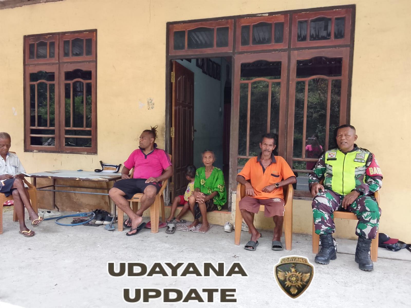 TNI Hadir di Tengah Masyarakat, Babinsa Lakukan Pengamanan Wilayah di Lise Puu