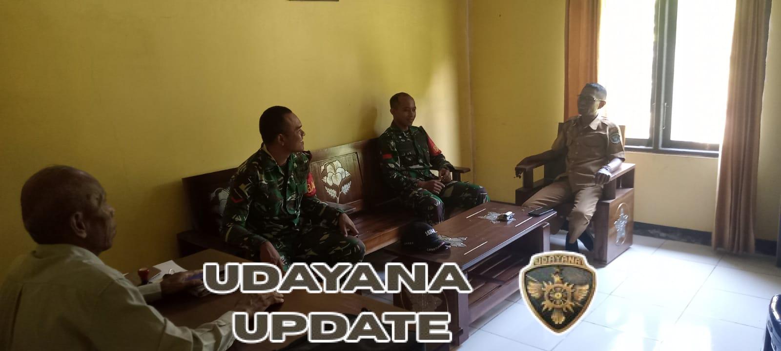 Babinsa Larantuka Gelar Komsos di Desa Riangkotek