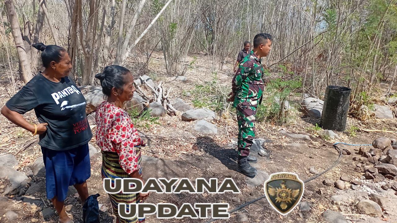TNI dan Masyarakat Gotong Royong Bangun Infrastruktur Desa Tuabao