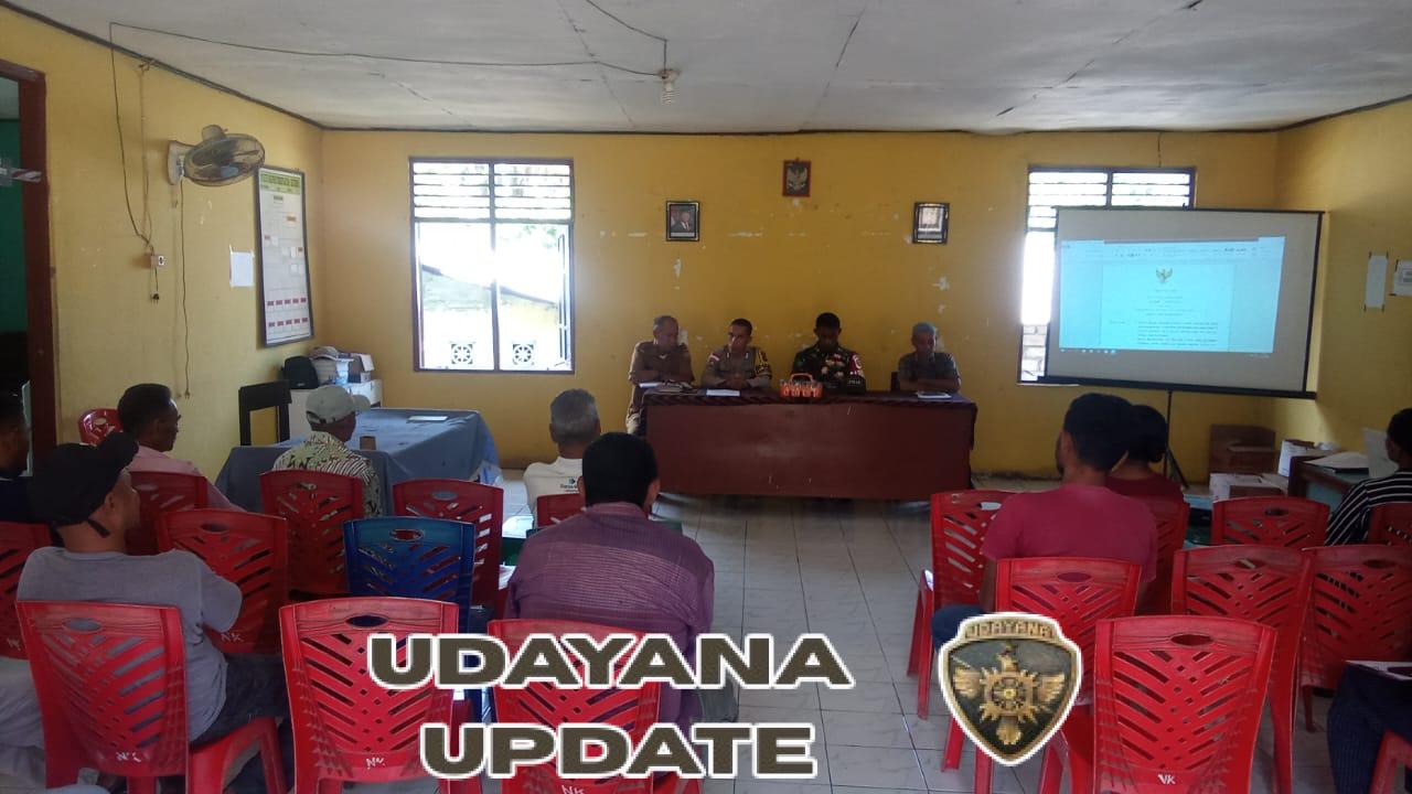 Babinsa Koramil 1602-01/Ende Hadir dalam Pembentukan Pos Bantuan Hukum Desa Bheramari