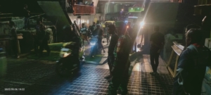 Pemantauan Malam Hari: Babinsa Pantau Arus Penumpang Kapal Garda Maritim 3