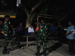 Sinergi Koramil, Aparat Desa dan Masyarakat Tingkatkan Keamanan di Desa Melayu