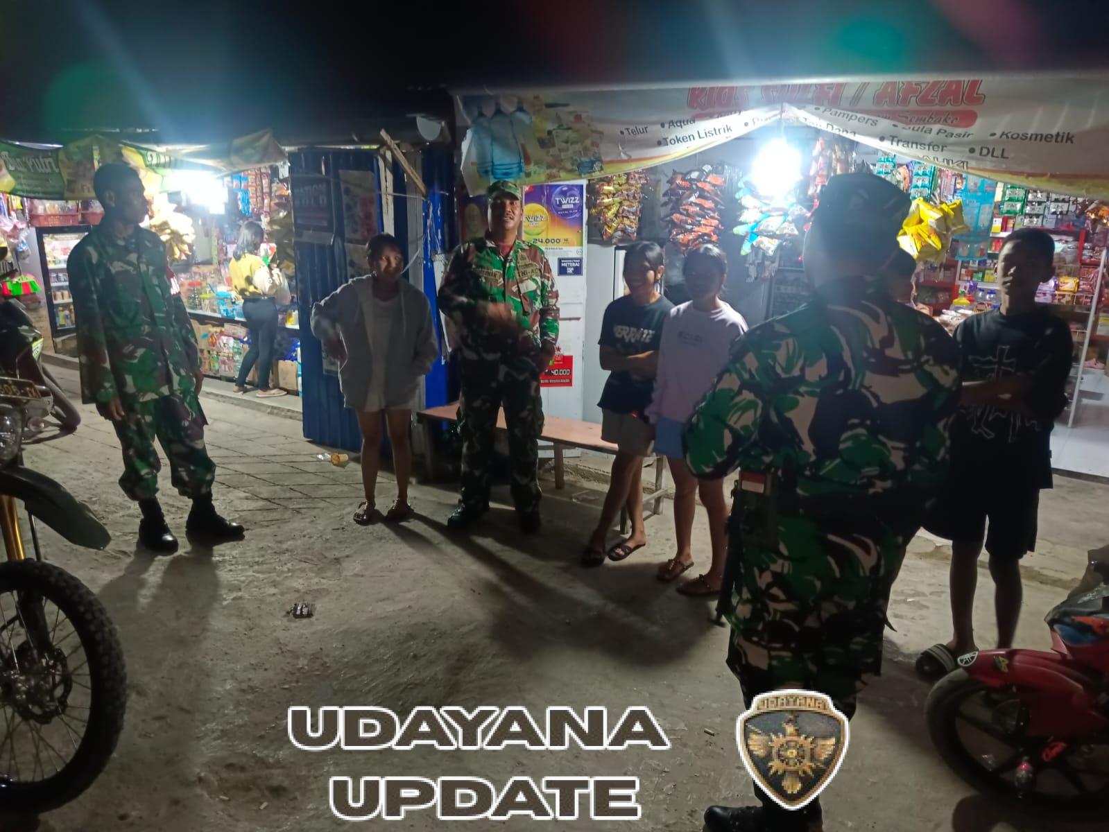 Dipimpin Sertu Ketut Mertada, Empat Personel Koramil Lembor Pertebal Stabilitas Kamtibmas di Manggarai Barat