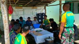 Satgas Pos Dafala Dorong Kemandirian Warga Lewat Pelatihan Olahan Tempe