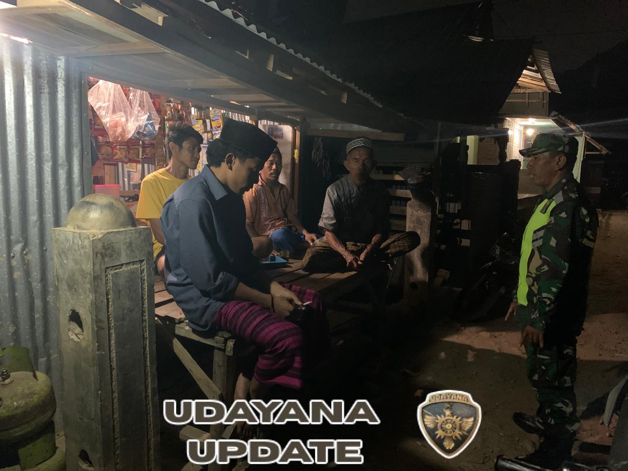 Desa Renda dan Cenggu Kecamatan Belo Aktifkan Siskamling Dengan Pendampingan Koramil