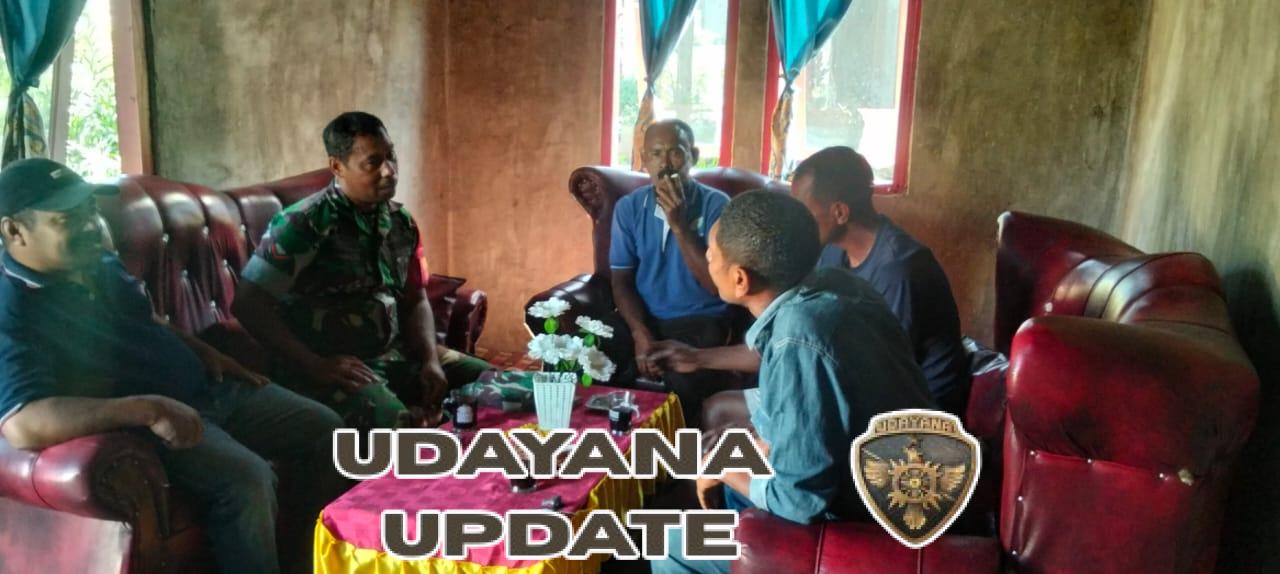 Babinsa Laksanakan Komsos dan Monitoring Wilayah di Desa Masumeli