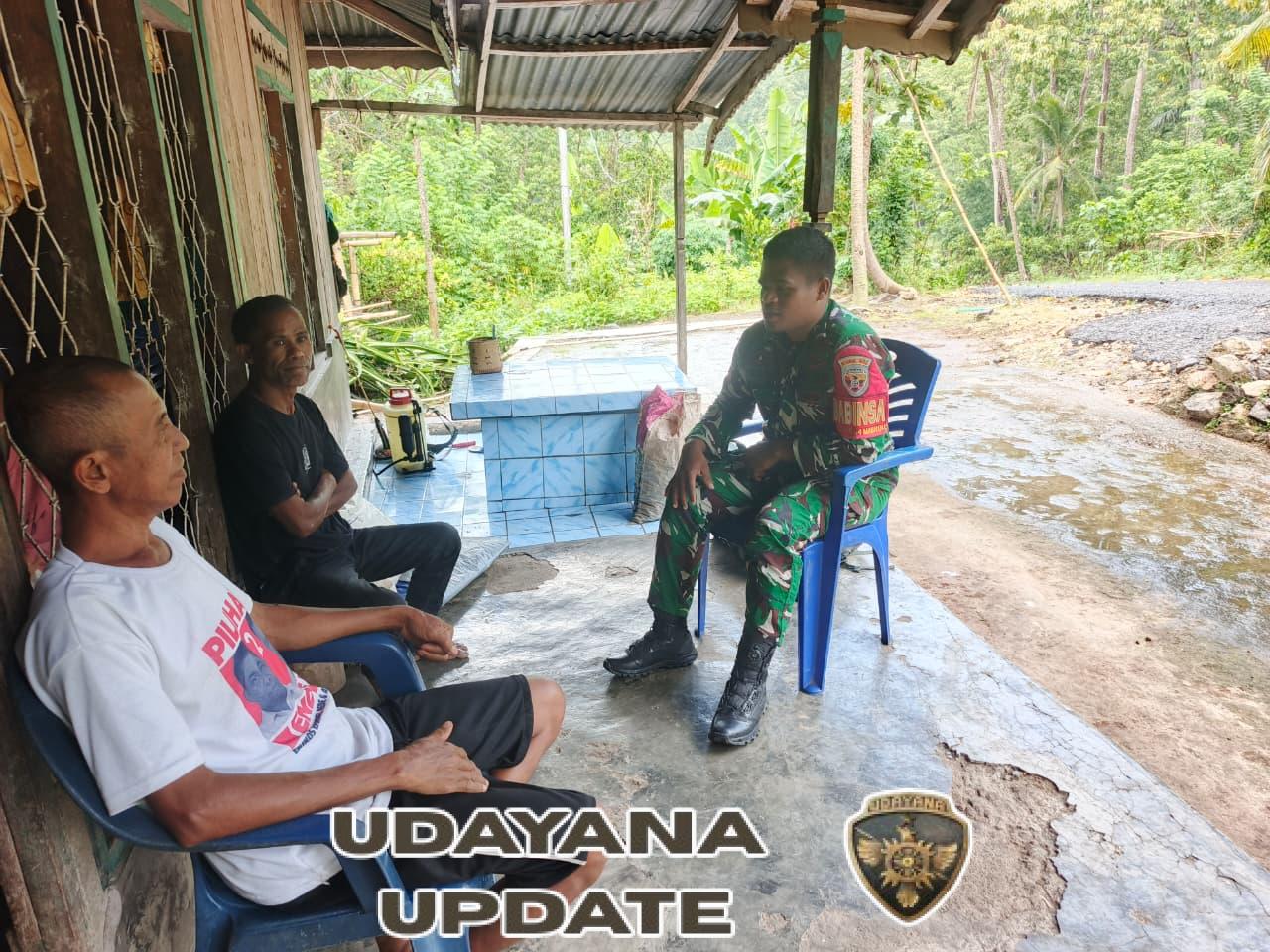 Babinsa Nggesa Biri Gelar Pamwil dan Komsos, Ajak Warga Jaga Martabat dan Solidaritas