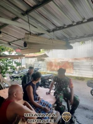 Babinsa Desa Persiapan Seteluk Rea Himbau Warga Antisipasi Dampak Musim Hujan