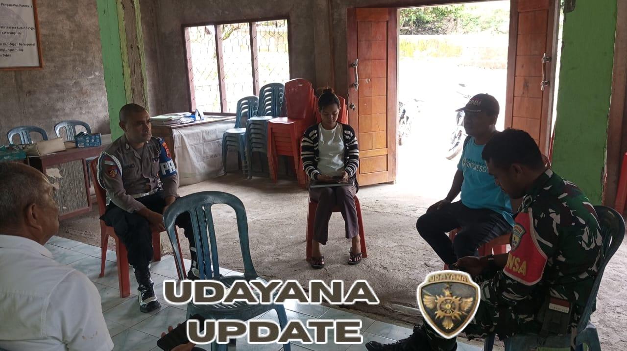 Babinsa Koramil 1602-02/Wolowaru Tingkatkan Keamanan dan Simpati Masyarakat di Desa Hobatuwa