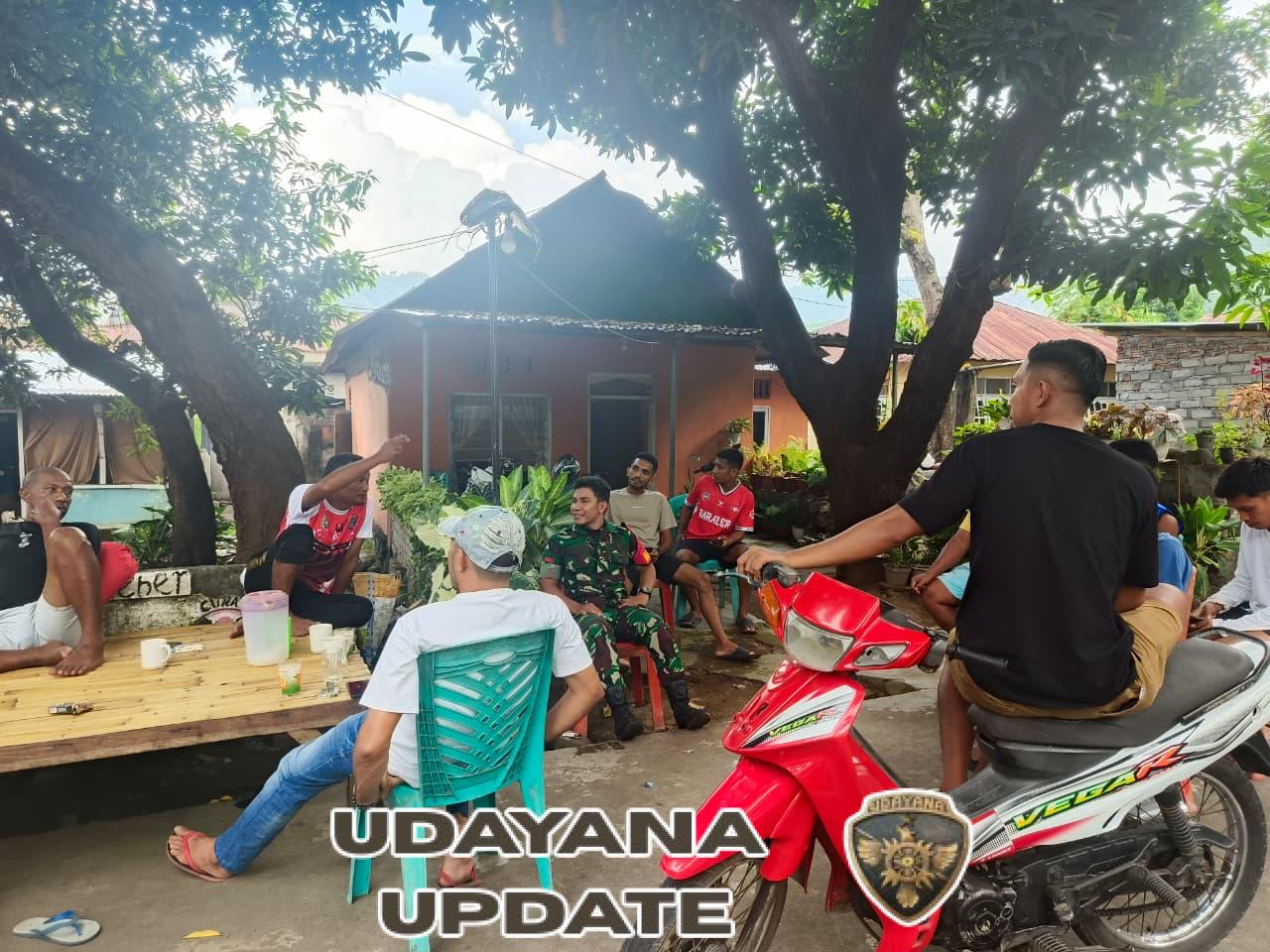 Babinsa Koramil 1602-02/Wolowaru Laksanakan Komsos dan Pamwil di Desa Fatamari