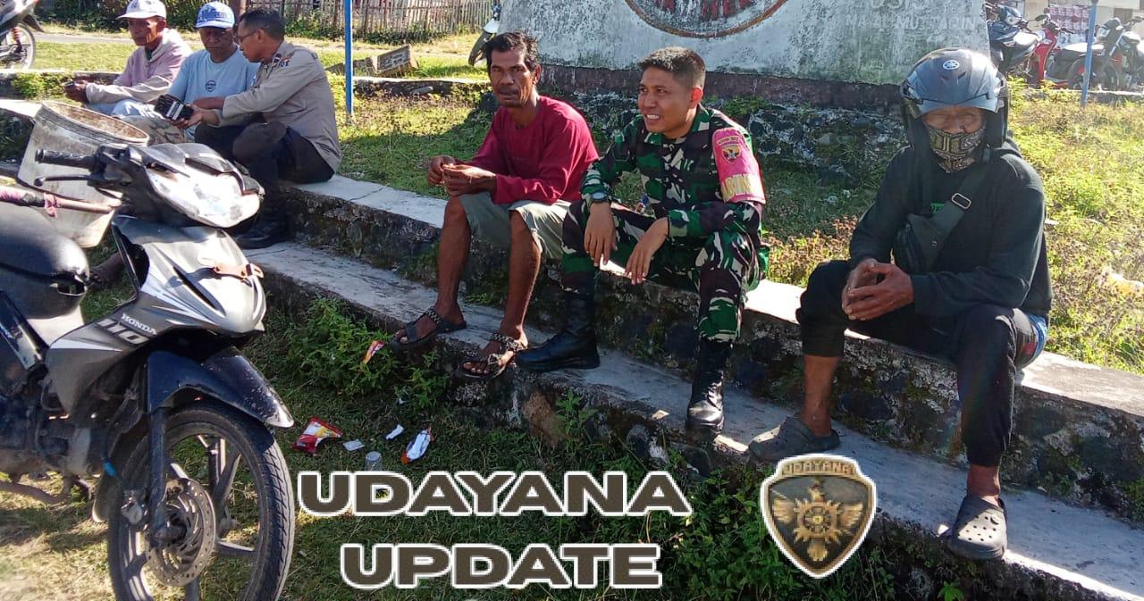 Babinsa Koramil 1602-02/Wolowaru Tingkatkan Keamanan Desa Liabeke Lewat Komsos & Pamwil