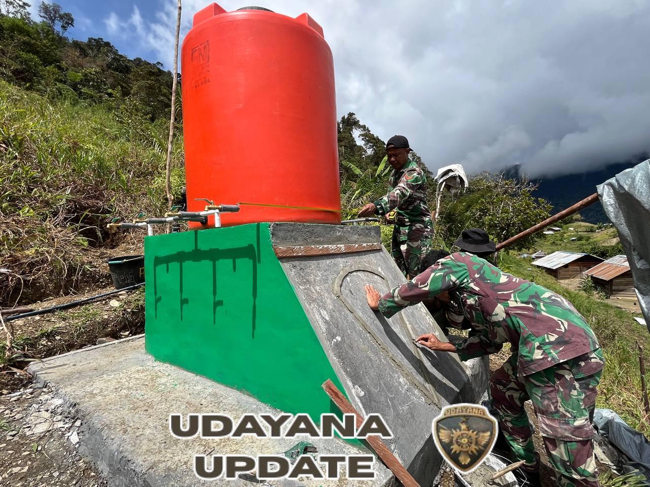 Satgas Yonif 743/PSY Rampungkan Fasilitas Sanitasi Baru untuk Masyarakat Pedalaman Papua