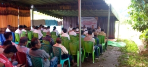 Babinsa Kodim 1602/Ende Hadiri Rapat Koordinasi Kecamatan Wolowaru di Desa Rindiwawo