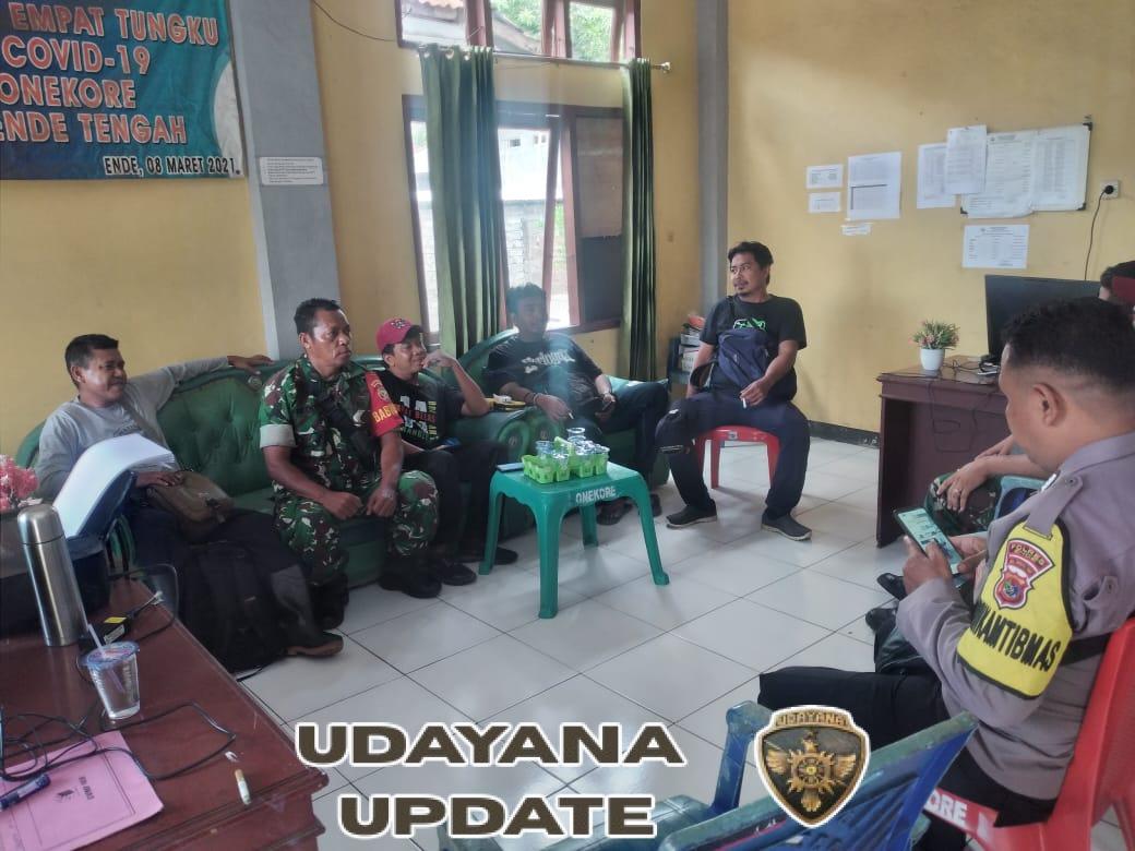 Babinsa dan Aparat Amankan Pemasangan Pilar Batas Hutan di Onekore