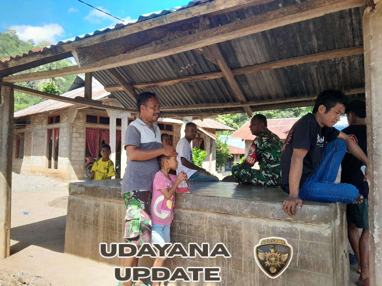 Babinsa Koramil 1602-04/Maurole Tingkatkan Keamanan dan Komsos di Desa Niopanda