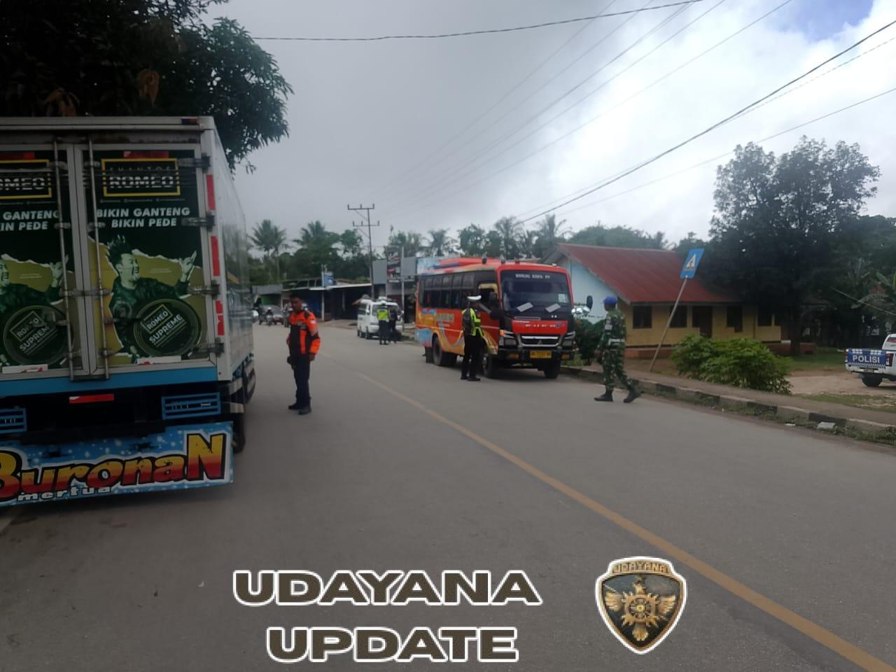 Provost Kodim 1621/TTS Turun Tangan dalam Penertiban Kendaraan Gabungan di So’E