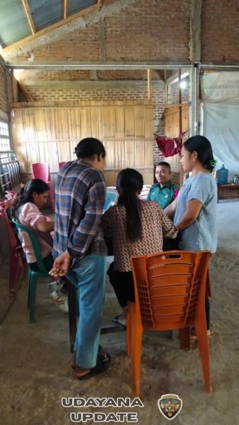 Babinsa Kangae Jalin Komsos Bersama Pengurus Koperasi Merah Putih