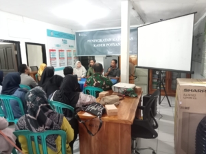 Babinsa Desa Tamekan Hadiri Rapat Peningkatan Kapasitas Kader Posyandu