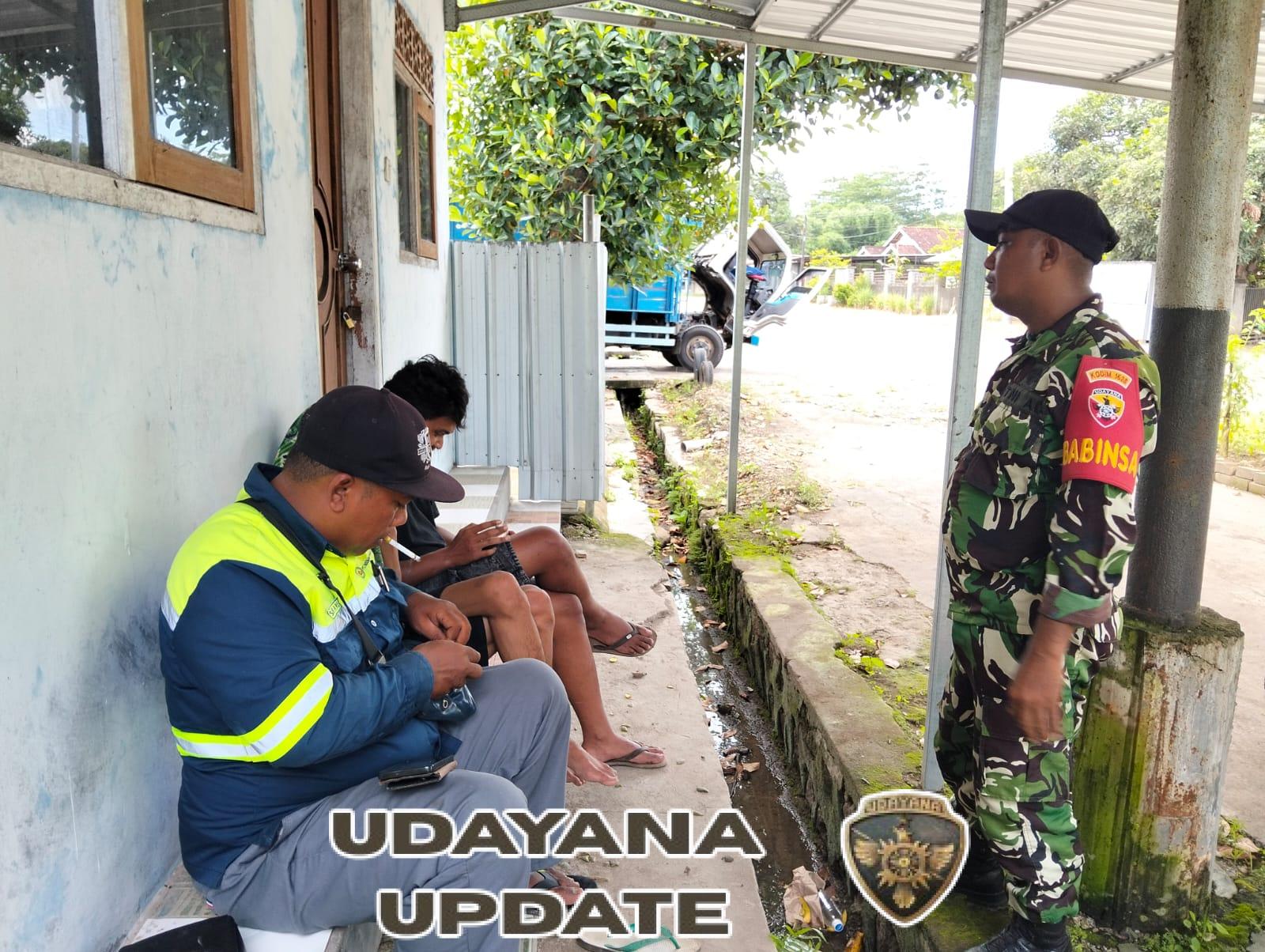 Babinsa Desa Goa Intensifkan Komsos dan Patroli Wilayah untuk Jaga Kondusifitas