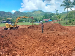Sinergi Babinsa dan Pemerintah Desa, Pembangunan Koperasi di Tangkapi Berjalan Lancar
