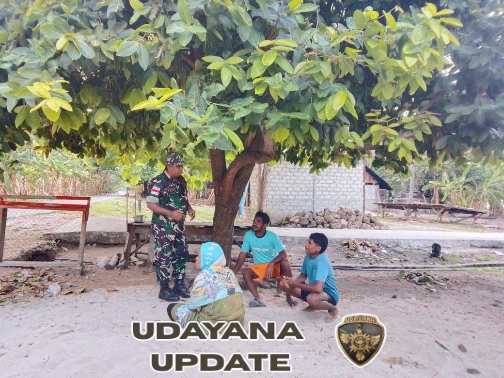 Serda Rahmad Bao Perkuat Hubungan dengan Warga Melalui Komsos di Desa Bana