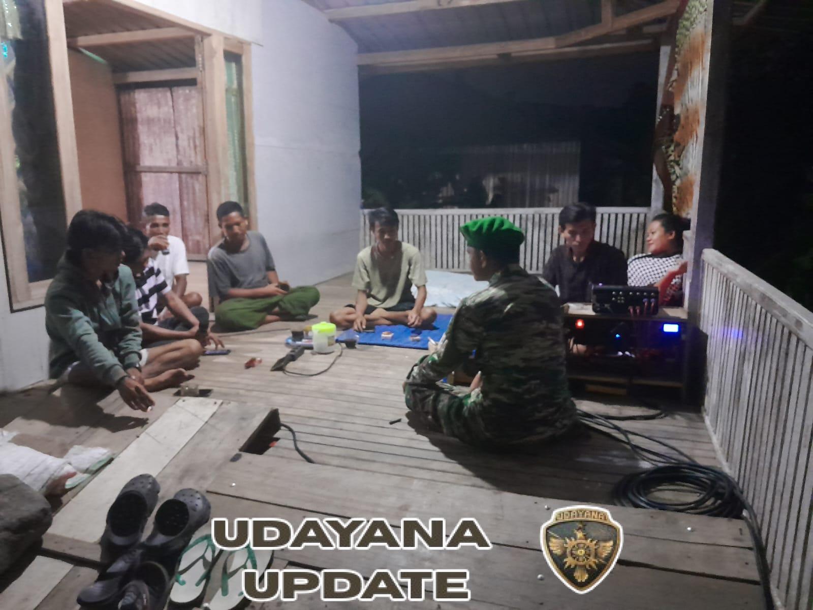 Piket Koramil 1628-02/Sekongkang Patroli Malam, Jaga Keamanan dan Ketertiban Lingkungan