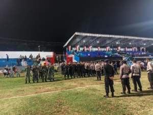 Kodim 1602/Ende Pastikan Keamanan Pertandingan ETMC 2025 Berjalan Aman dan Kondusif