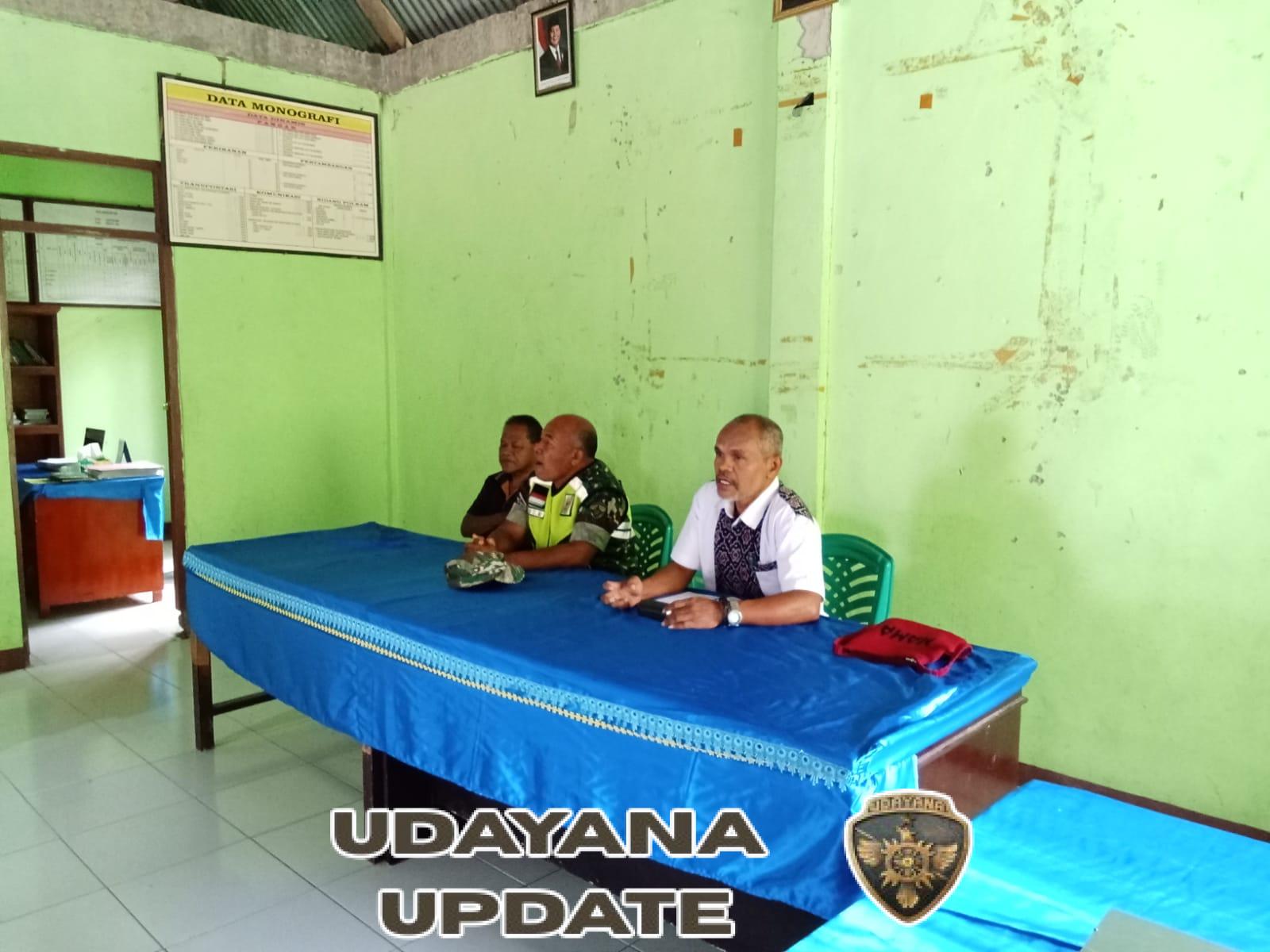 Babinsa Ende Timur Kawal Musyawarah Damai Penyelesaian Kasus Kekerasan di Desa Tiwutewa