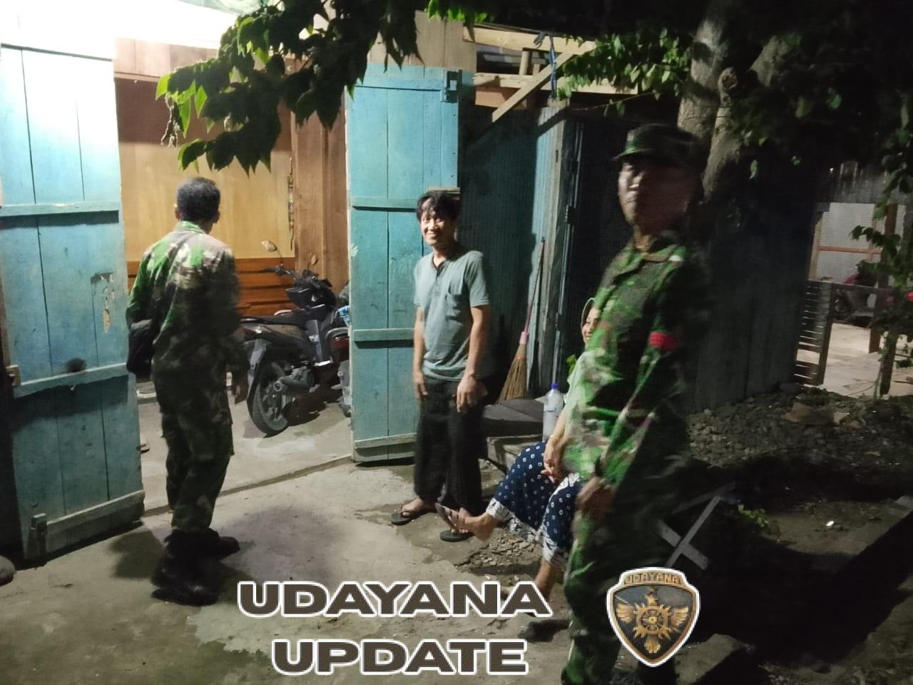 Koramil 1630-02/Lembor Perkuat Keamanan Wilayah, Tiga Prajurit Intensifkan Patroli Monitor di Manggarai Barat.