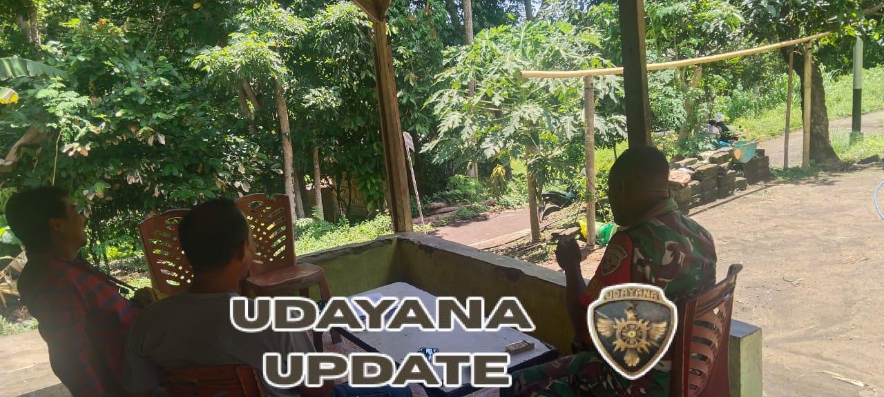 Babinsa Ramil 1602-01/Ende Lakukan Komsos dan PuldataTer di Desa Tumberabu 2