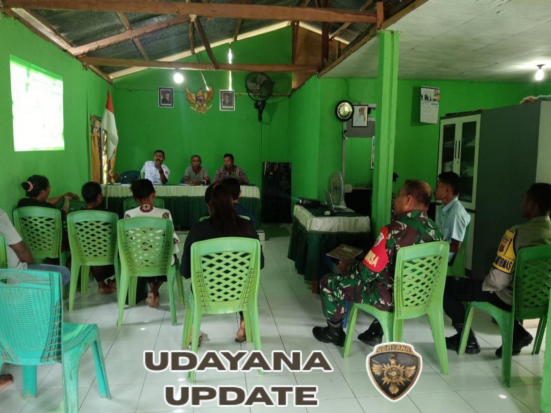 Babinsa Hadiri Rapat Persiapan Ketahanan Pangan Desa Umagera