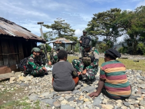 Kesehatan Door to Door Satgas Yonif 743/PSY Hadirkan Pelayanan Gratis bagi Masyarakat Pegunungan Papua