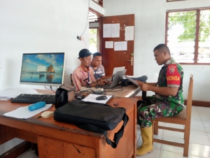 Babinsa Koramil Maurole Gelar Pamwil dan Puldata di Desa Ngalukoja, Wujudkan Kamtibmas Aman