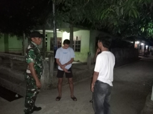 Serka Surya Pimpin Apel Pengecekan Personel Patroli Siskamling