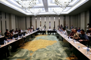 Dandim 1601/Sumba Timur Ikuti Rakor dan Kunjungan Proyek Strategis Nasional Budidaya Udang Terintegrasi