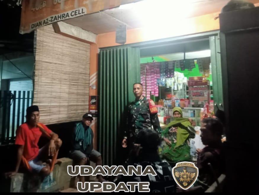 Babinsa Koramil Monta Perkuat Patroli dan Ronda Malam dengan Edukasi Lingkungan dan Keamanan