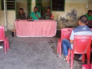 Kodim 1602/Ende Dampingi Pembentukan Brigade Pangan di Desa Ekoae