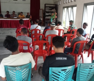 Kodim 1602/Ende Dampingi Pembahasan Penataan Kawasan Hutan Manunggo’o