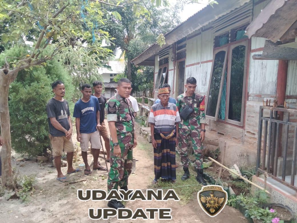 Pembangunan SPGG di Desa Nira Nusa Dimulai, Babinsa Turut Hadir Mendampingi Warga